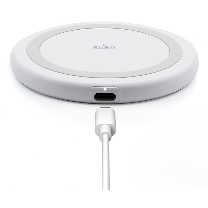 PURO Wireless Charging Station QI 10W (white)