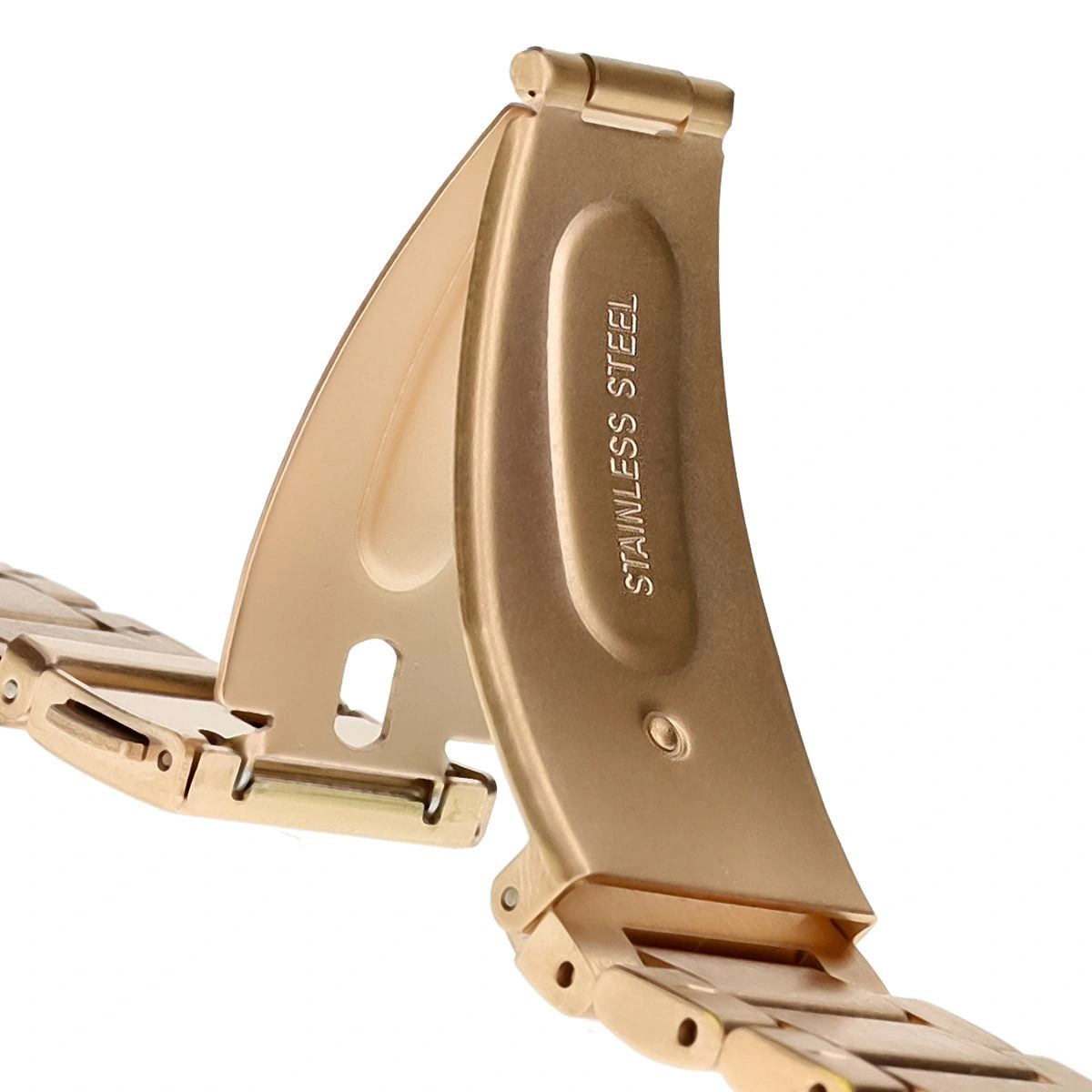 Bizon Strap Watch Aura Smartwatch 18 mm różowozłoty