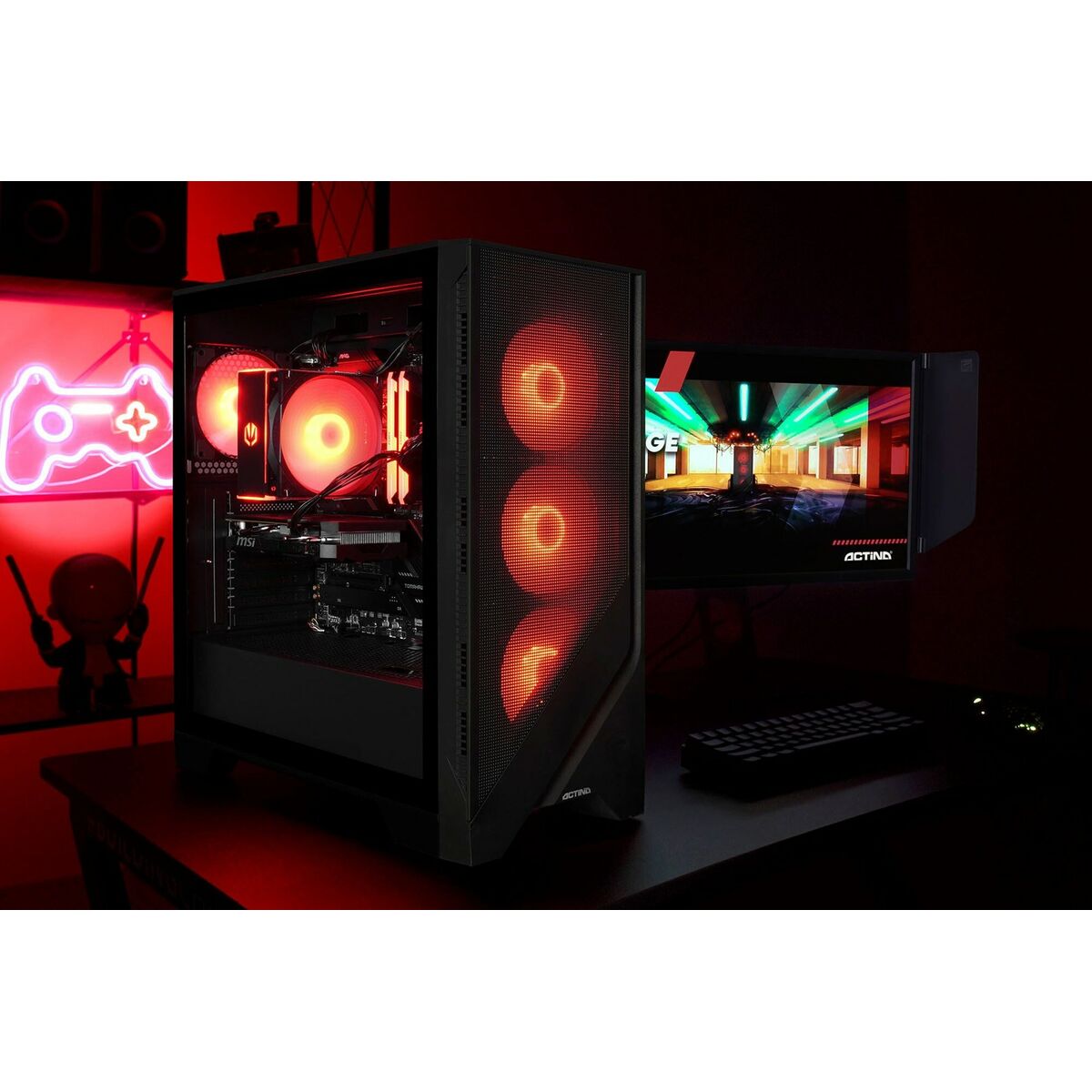 Desktop PC Actina KOMACNGIP0092 AMD RYZEN™ 7 5700X3D 32 GB RAM 1 TB SSD NVIDIA GEFORCE RTX 4060 TI Desktop PC Actina KOMACNGIP0092 AMD RYZEN™ 7 5700X3D 32 GB RAM 1 TB SSD NVIDIA GEFORCE RTX 4060 TI