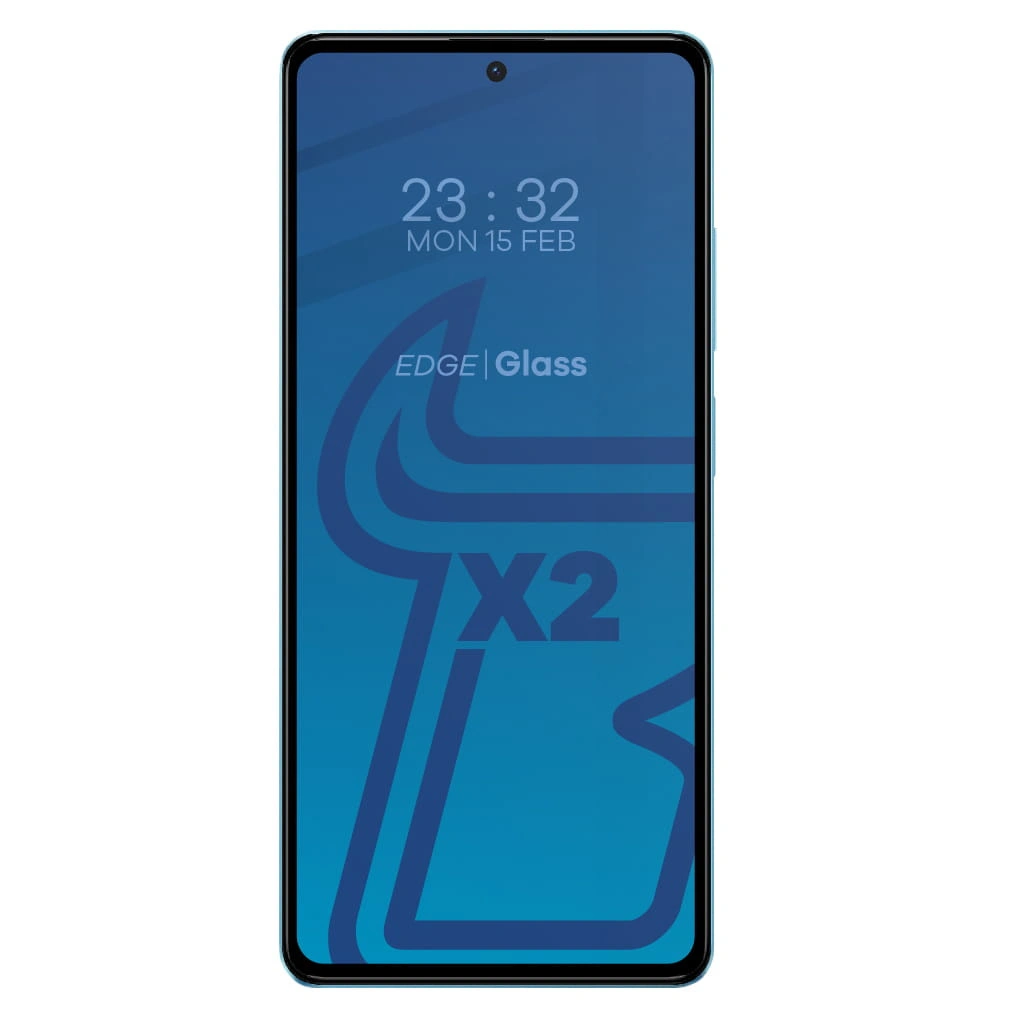 BIZON Edge 2 2x screen glass + camera glass Poco X5 Pro