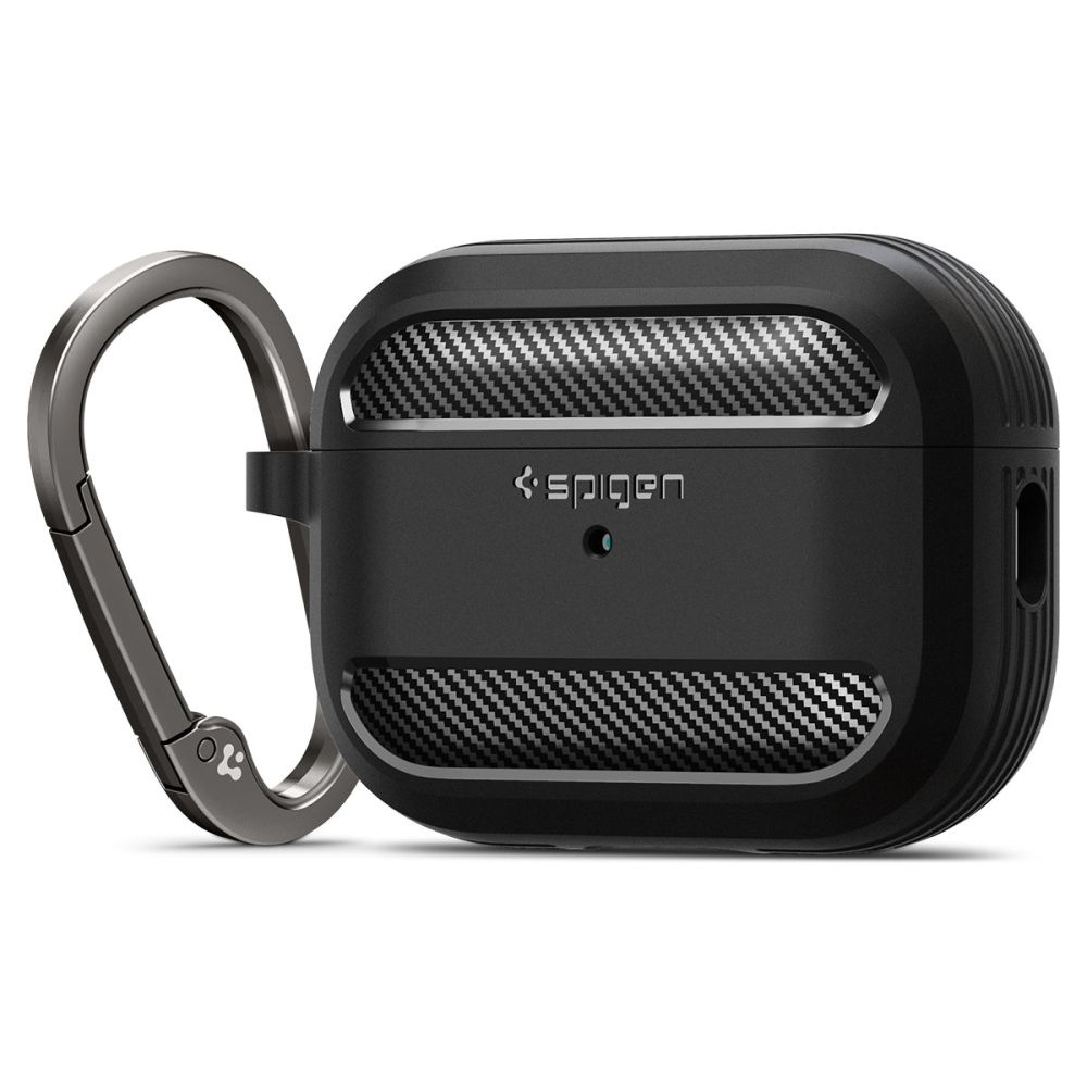 Spigen Rugged Armor Apple AirPods Pro 2/1 Matte Black