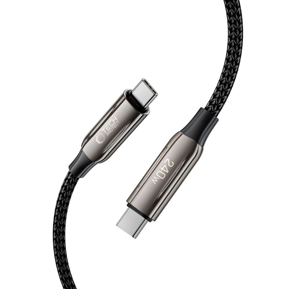 Tech-Protect UB10T Ultraboost USB-C / USB-C Cable PD240W/QC4.0 100cm Black