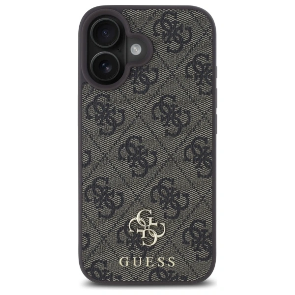 Guess GUHMP16SP4SM4MW Apple iPhone 16 hardcase 4G Small Classic MagSafe brown