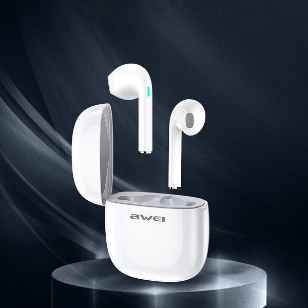 AWEI Wireless In-Ear Earphones Bluetooth 5.0 T28 TWS white