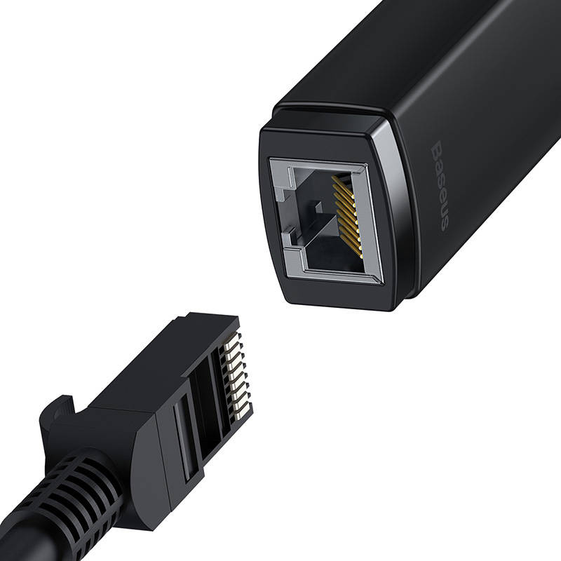 Baseus Lite Series USB-C - RJ45 Adapter (black)