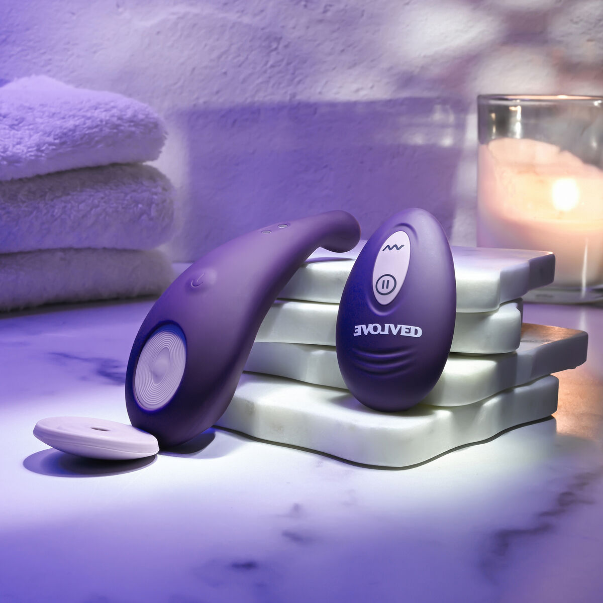 Vibrator Evolved Panty Party Purple Vibrator Evolved Panty Party Purple