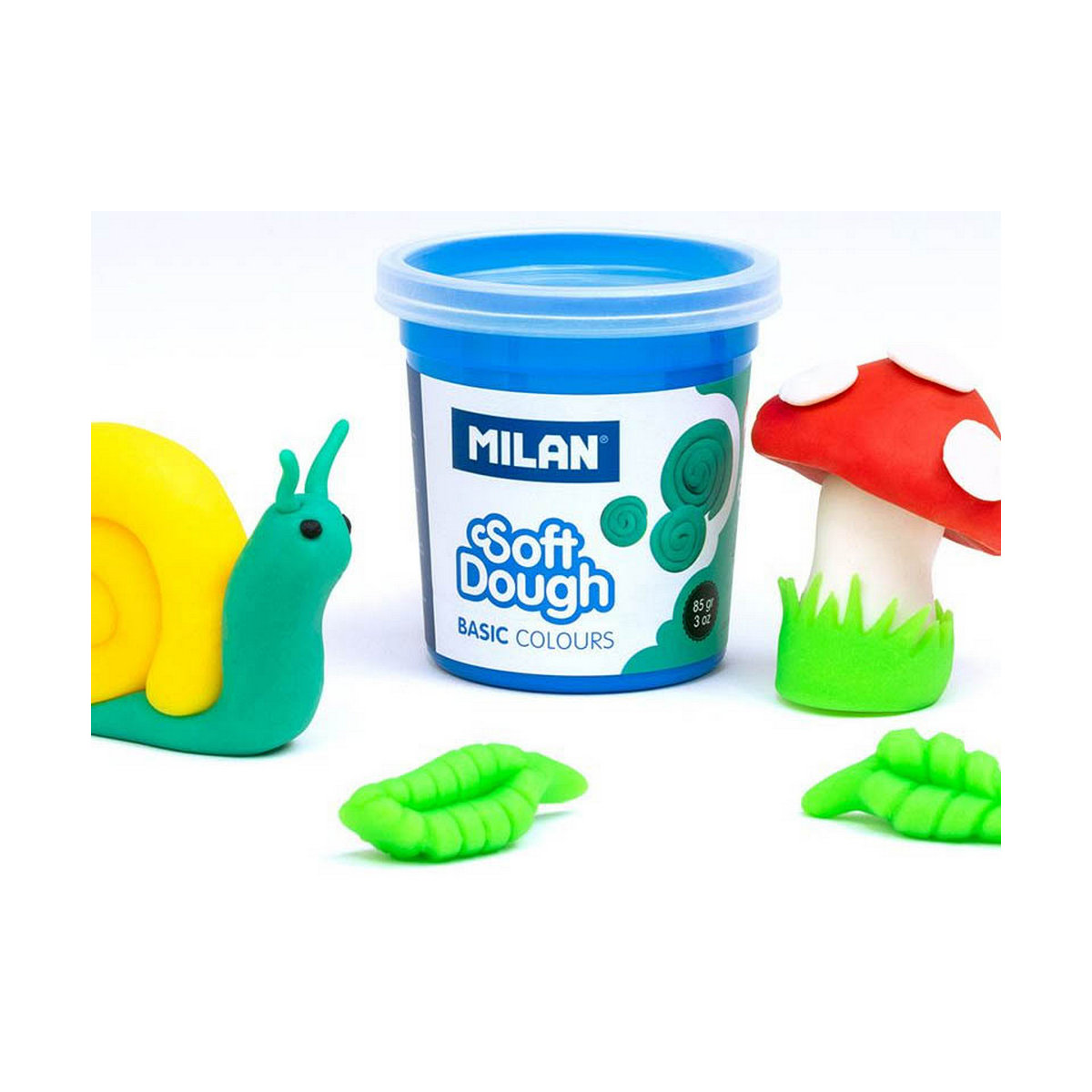 Modelling Clay Game Milan Soft dough 913510B Vegetable Blue Yellow