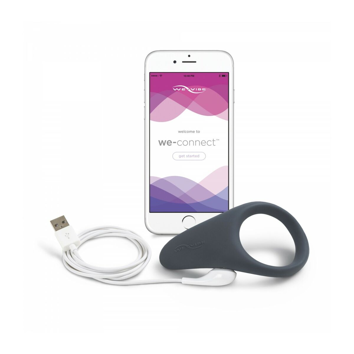 Verge Vibrating Ring We-Vibe SNVGSG6 Grey Verge Vibrating Ring We-Vibe SNVGSG6 Grey