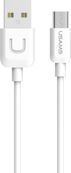 USAMS Cable U-Turn microUSB 1m white 2A MICUSBXD02 (US-SJ098)