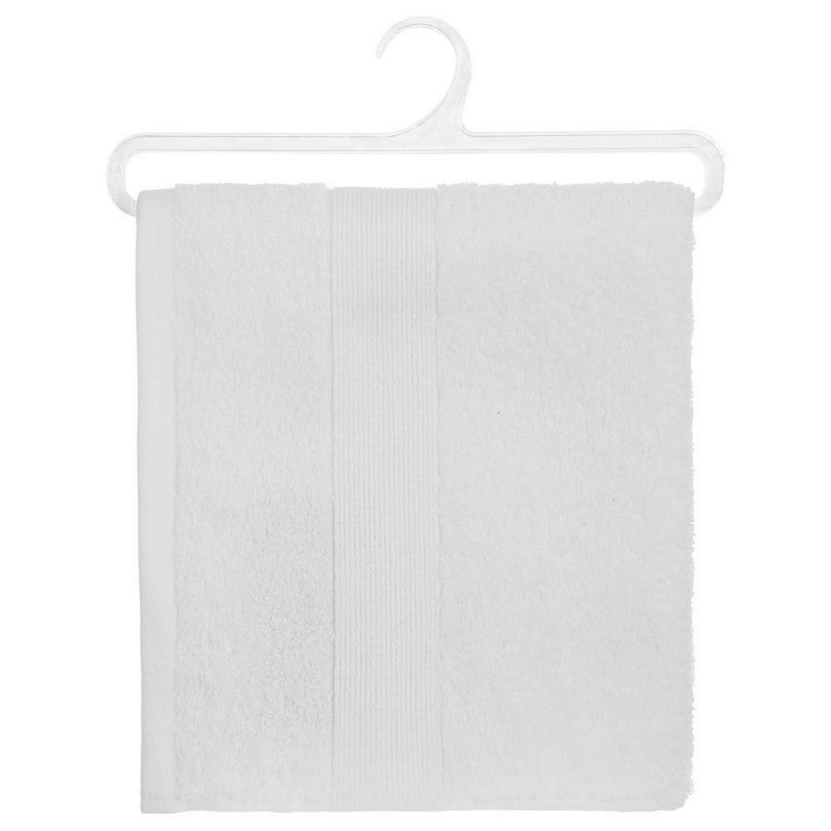 Bath towel Atmosphera Cotton White 450 g/m² (50 x 90 cm)