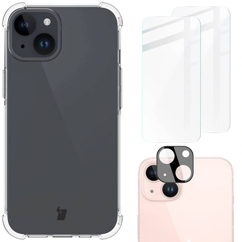 Bizon Case Clear Pack Apple iPhone 15 clear