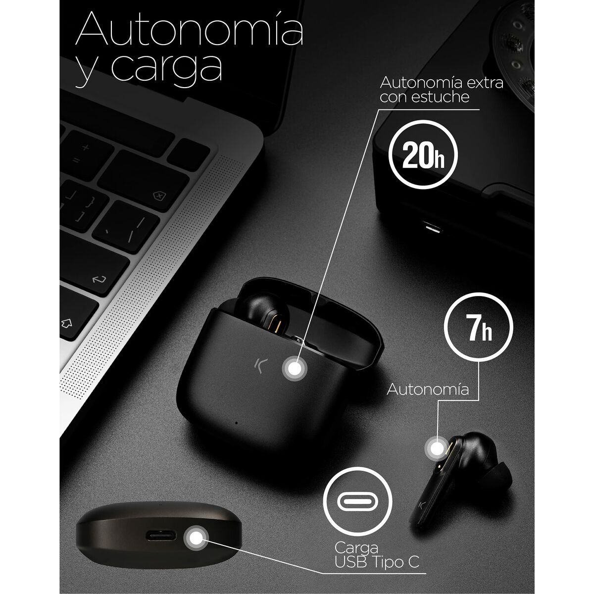 Bluetooth Headphones KSIX Spark Bluetooth Headphones KSIX Spark