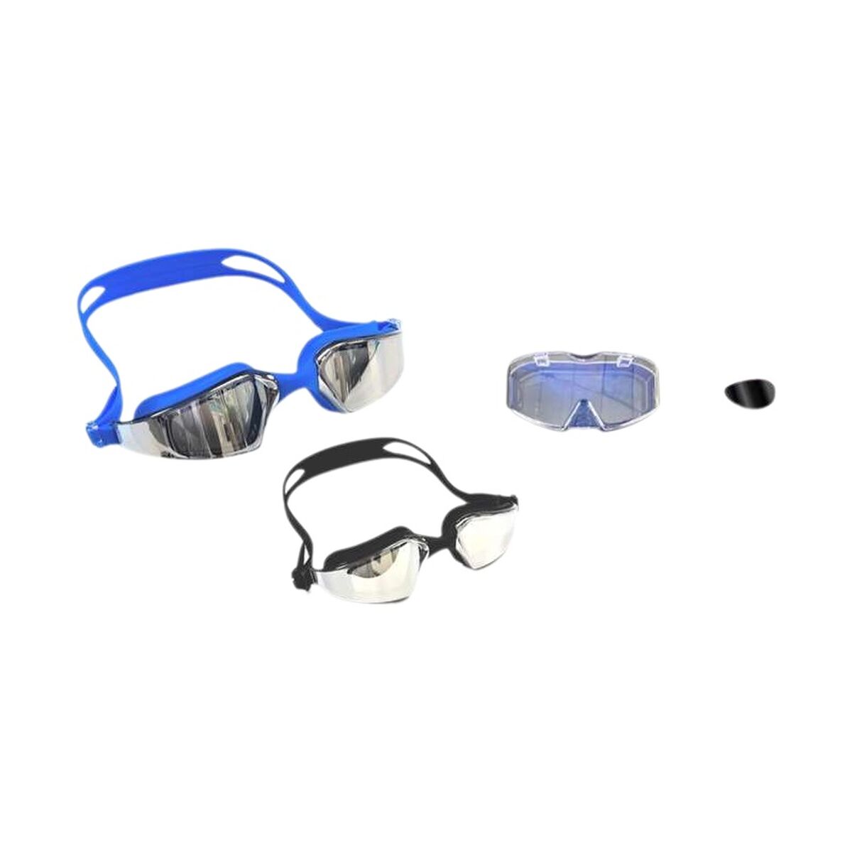 Adult Swimming Goggles Aqua Sport Polarised Metallic