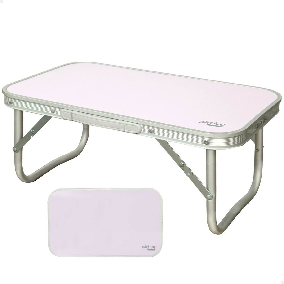 Folding Table Aktive 56 x 24 x 34 cm Light mauve (6 Units)