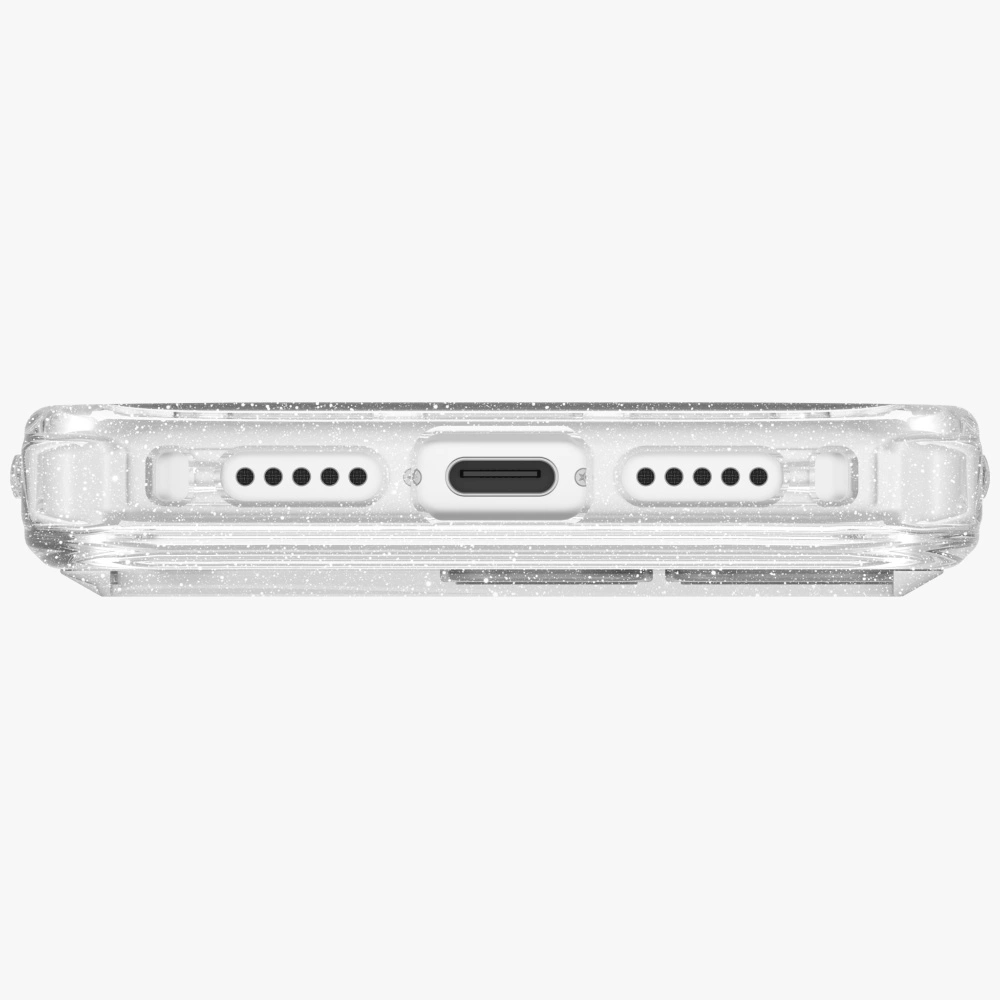 Etui UNIQ LifePro Xtreme do Apple iPhone 17 Pro MagClick Charging przezroczysty/brokat