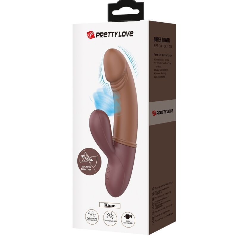 PRETTY LOVE - KANE G-SPOT VIBRATOR &#38; SUCKER