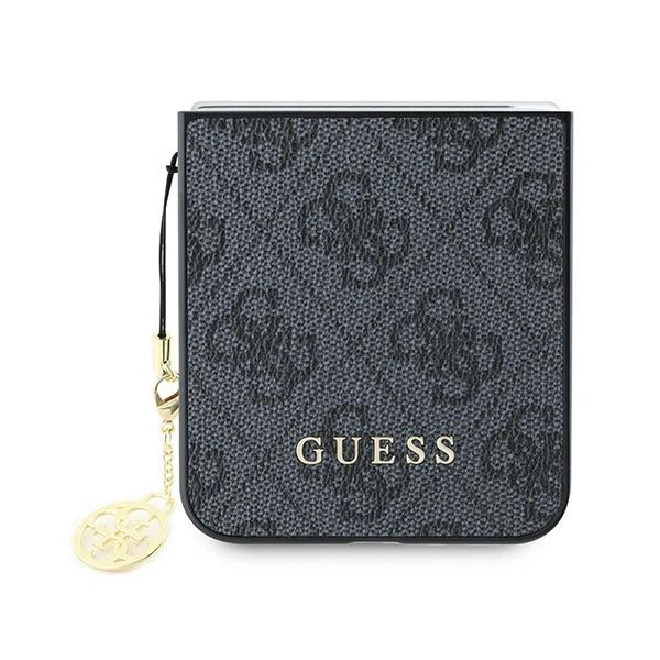 Case Guess GUHCZF6GF4GGR Samsung Galaxy Z Flip6 4G Charm black/black