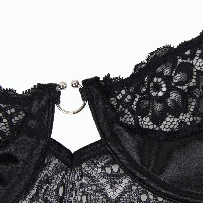 SUBBLIME CORSET - CORSET AND BELT BLACK S/M