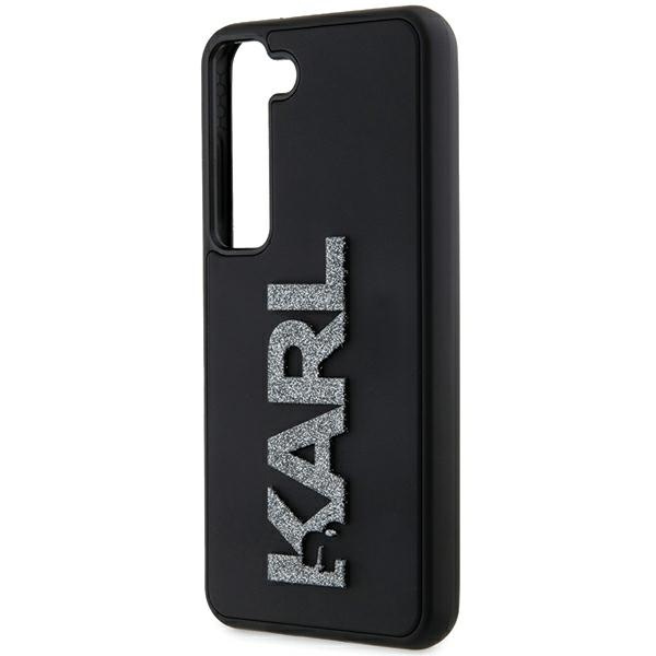 Karl Lagerfeld KLHCS23S3DMBKCK Samsung Galaxy S23 hardcase 3D Rubber Glitter Logo black