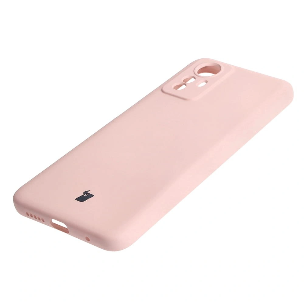 Bizon Case Silicone Xiaomi Redmi Note 12S light pink
