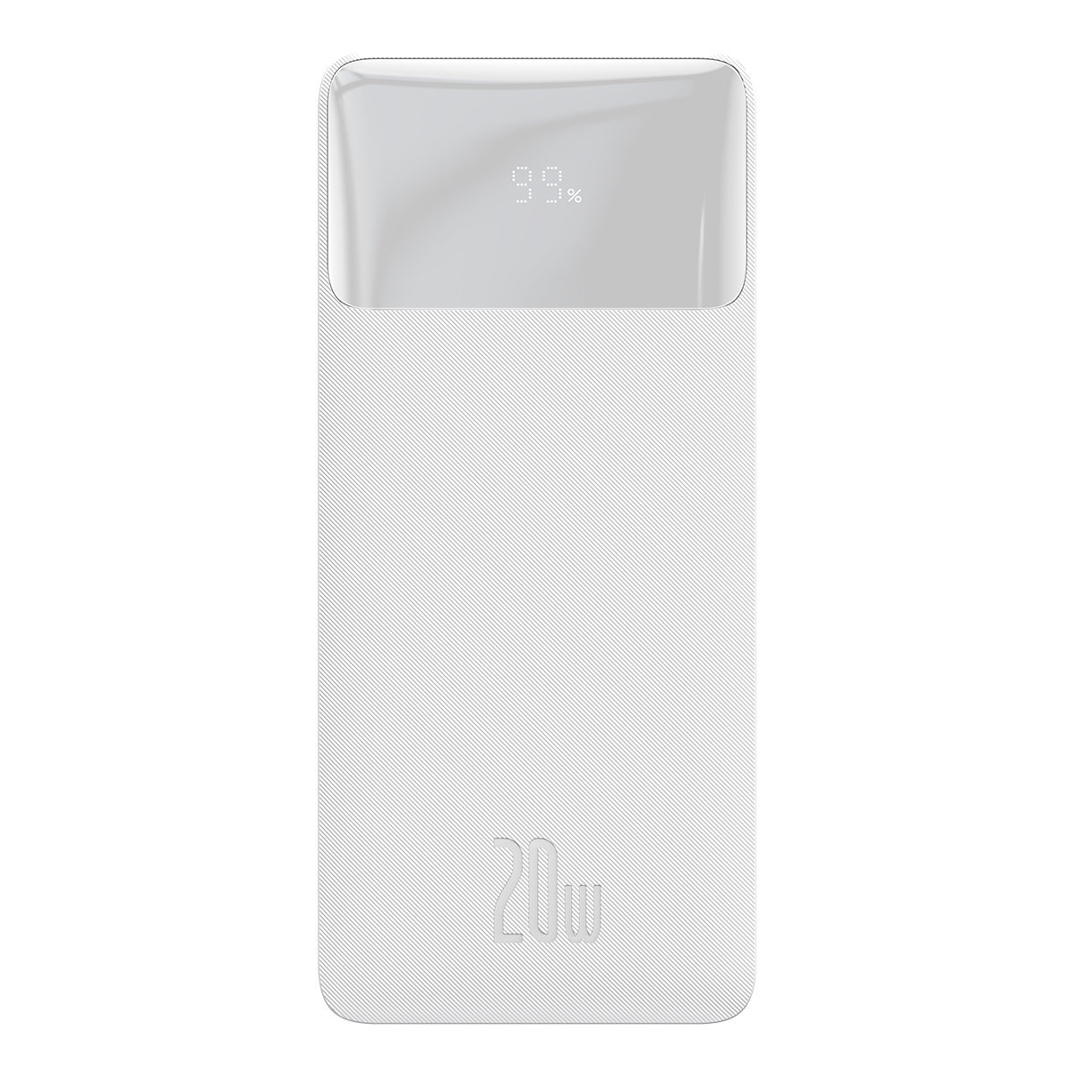 Powerbank Baseus Bipow 30000mAh 20W white (Overseas Edition) + USB/microUSB Cable 0.25m white