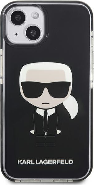 Karl Lagerfeld KLHCP13STPEIKK Apple iPhone 13 mini hardcase black Iconik Karl