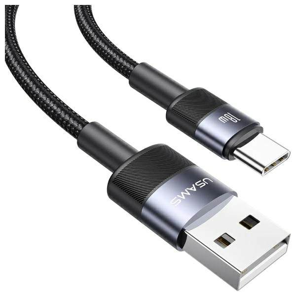 USAMS US-SJ718 cable USB-A / USB-C 3A 1.2m Aluminum Alloy Data Cable SY Series