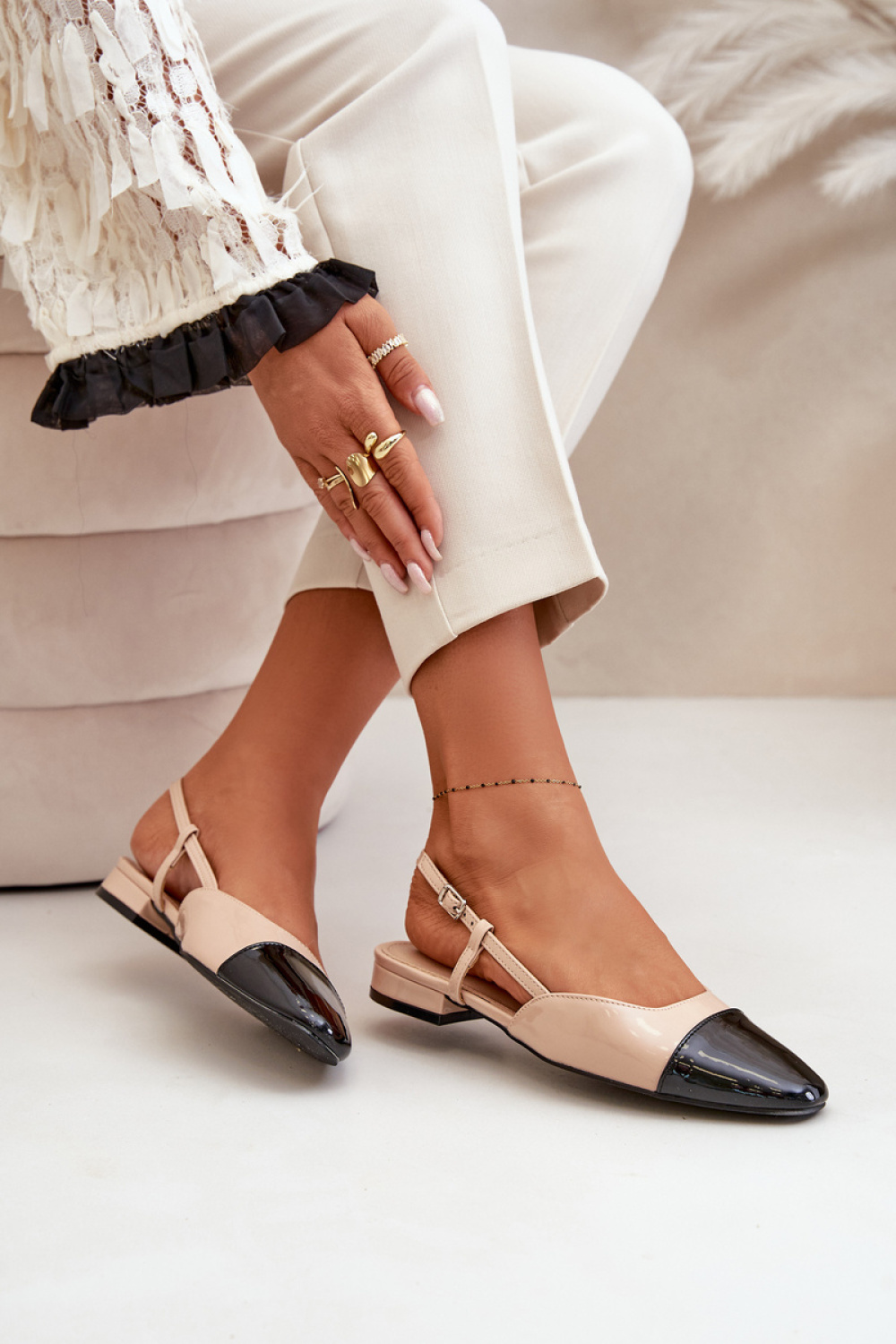  Ballet flats model 199802 Step in style  beige