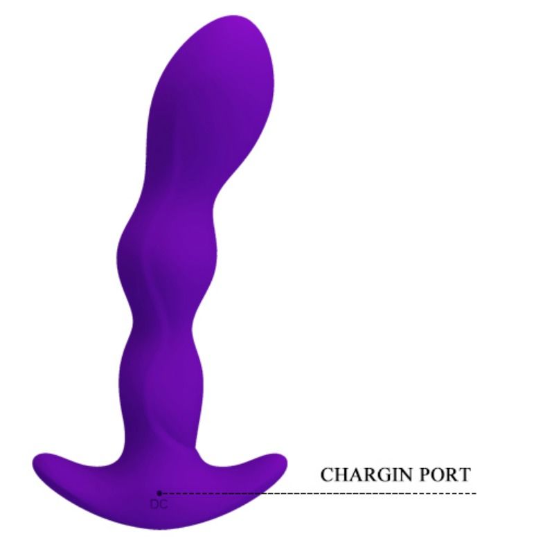 PRETTY LOVE ANAL MASSAGER 12 FUNCTIONS VIBRATION PURPLE