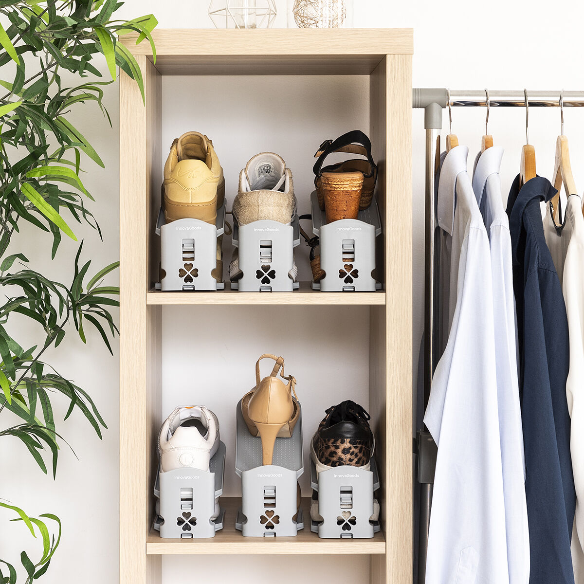 Adjustable Shoe Organiser Sholzzer InnovaGoods 6 Units