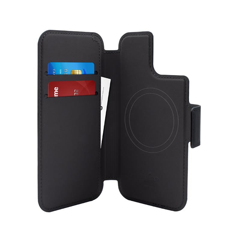 PURO Folio MagSafe Case Apple iPhone 14 Plus/12 Pro Max (black)