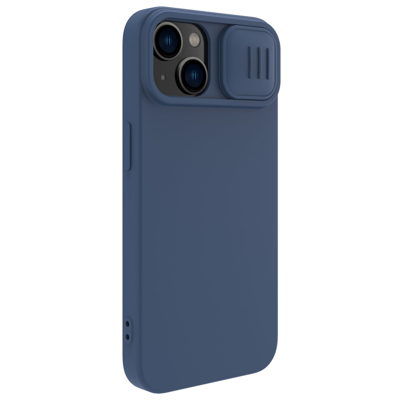Nillkin CamShield Silky Silicone Case Apple iPhone 15 Plus / 14 Plus dark blue