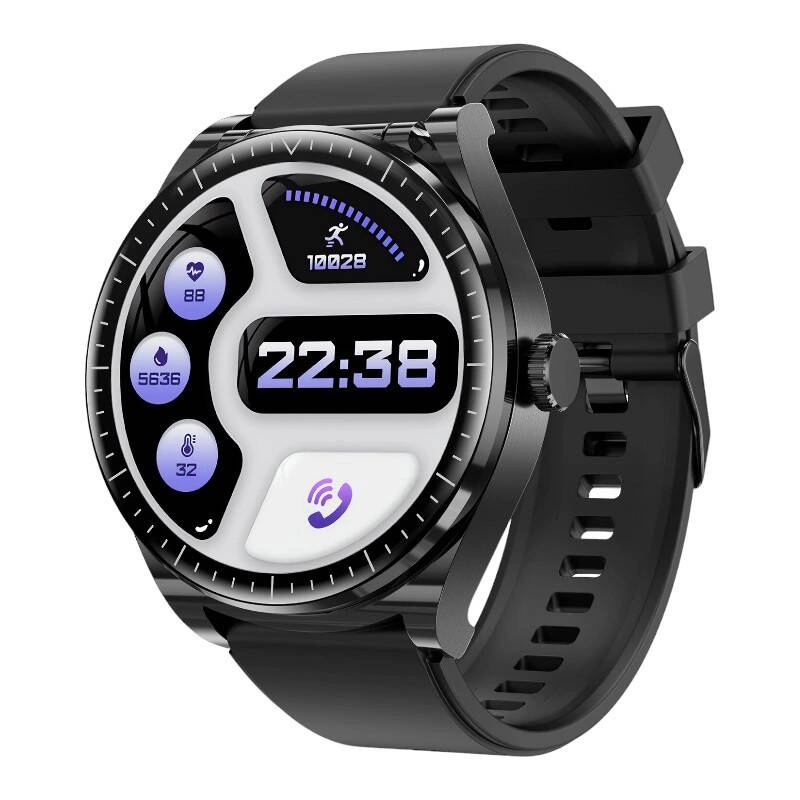 Smartwatch BlitzWolf BW-HW1 BT 5.0 + TWS headphones (black)