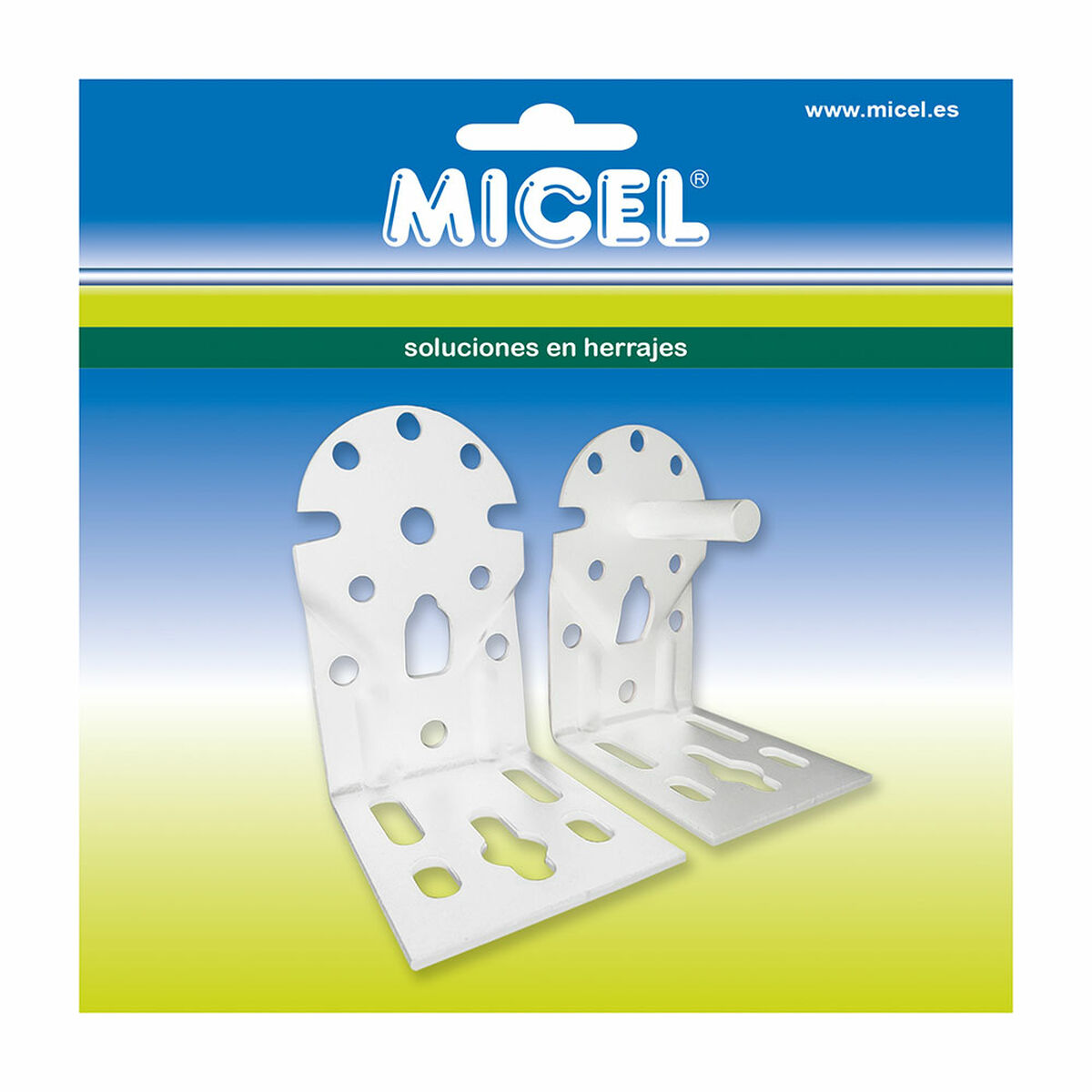 Awning support Micel TLD08 White 6,5 x 8,6 x 10,8 cm 2 Pieces Shaft