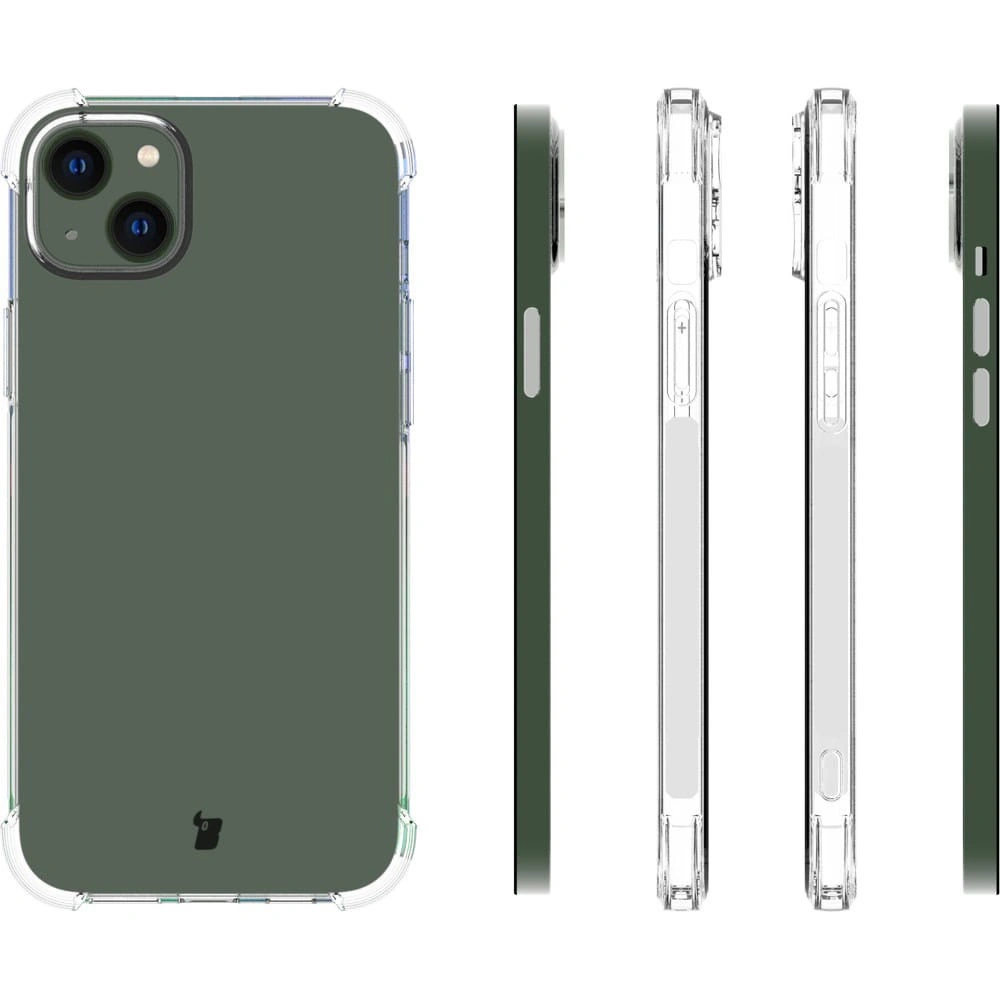 Bizon Case Clear Pack case + 2x screen glass + lens glass Apple iPhone 14 Plus clear