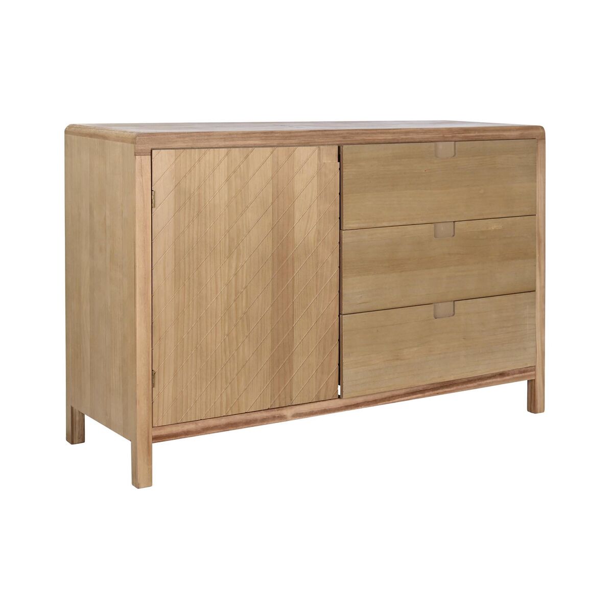 Sideboard DKD Home Decor Light brown 120 x 40 x 80 cm Pinewood MDF Wood