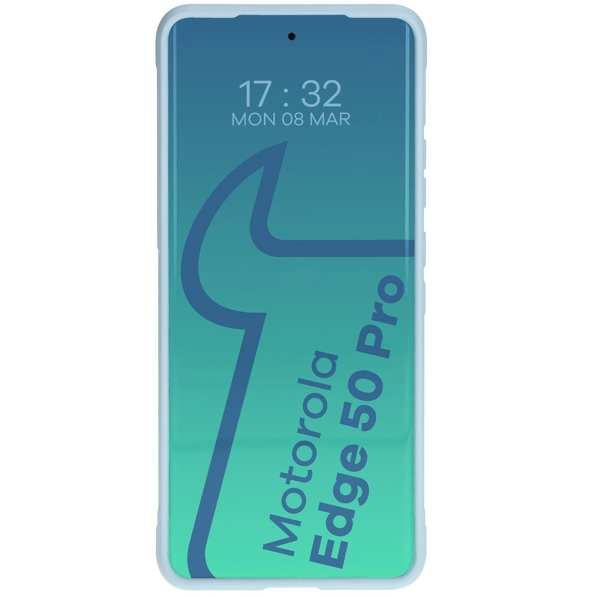 Bizon Case Tur Motorola Edge 50 Pro light blue