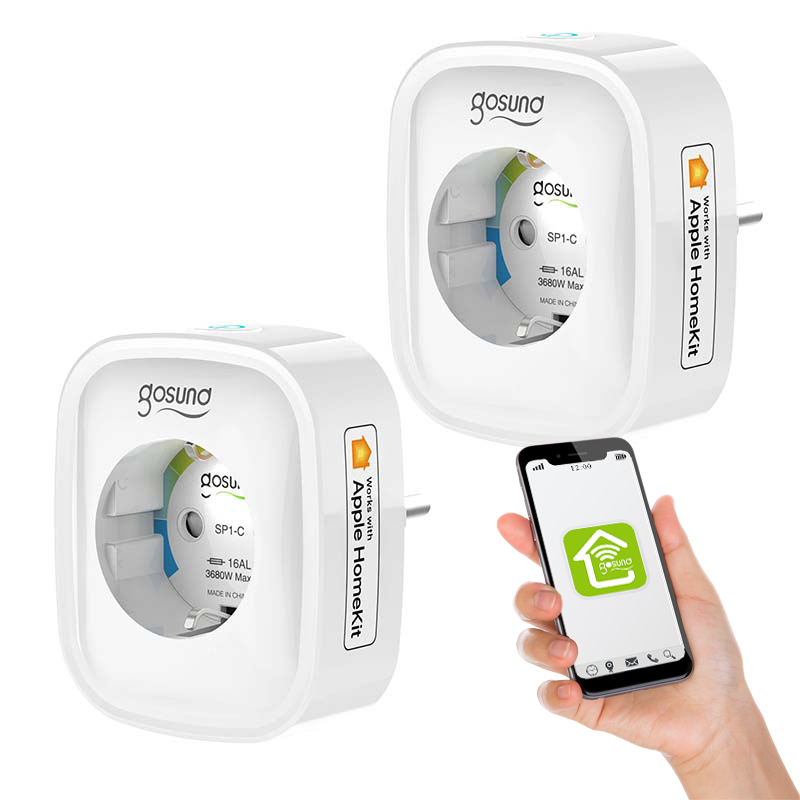 Smart plug WiFi Gosund SP1-H (HomeKit) [2 PACK]
