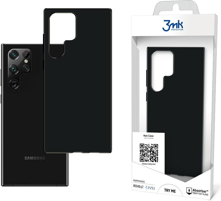 3MK Matt Case Samsung Galaxy S22 Ultra black