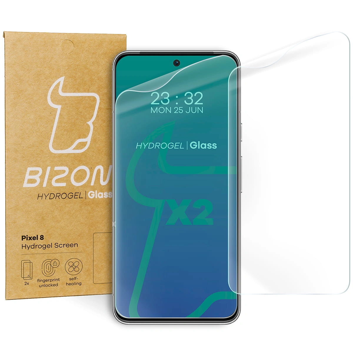 Bizon Glass Hydrogel Pixel 8 [2 PACK]