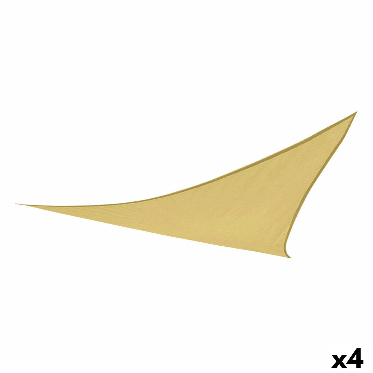 Awning Aktive Triangular 500 x 500 cm Polyester Cream (4 Units)
