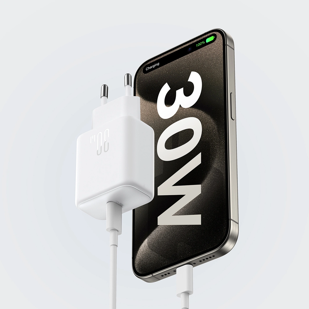 Joyroom JR-TCF24 wall charger USB-C PD 30W QC SFC white