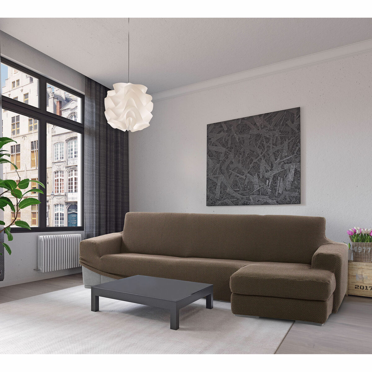 Chaise longue cover with short right arm Sofaskins NIAGARA 210 - 340 cm Chaise longue cover with short right arm Sofaskins NIAGARA 210 - 340 cm