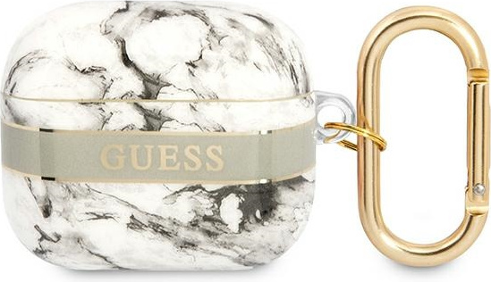 Guess GUA3HCHMAG Apple AirPods 3 grey Marble Strap Collection