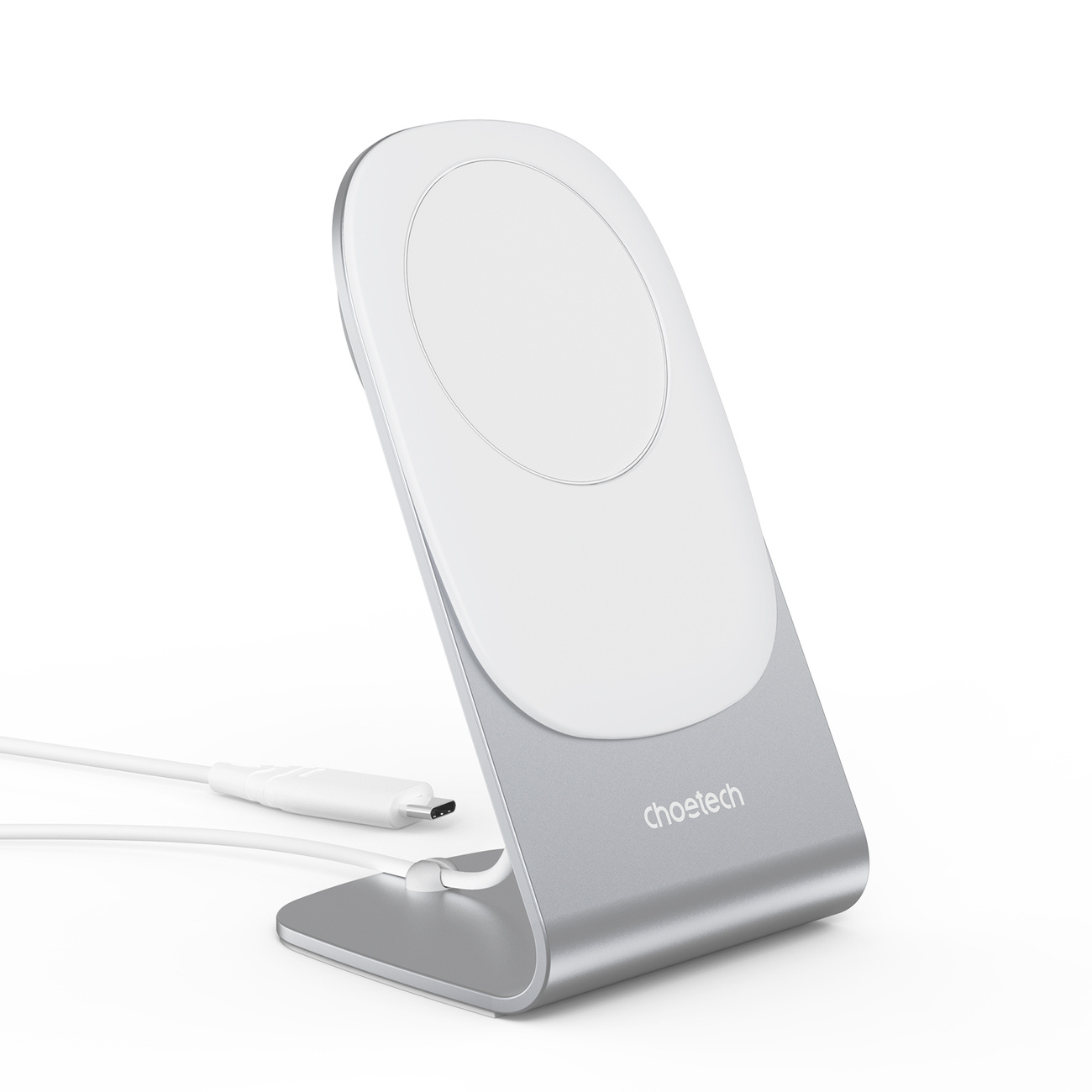 Choetech Wireless Charger H046+T518-F 15W Qi MagSafe white