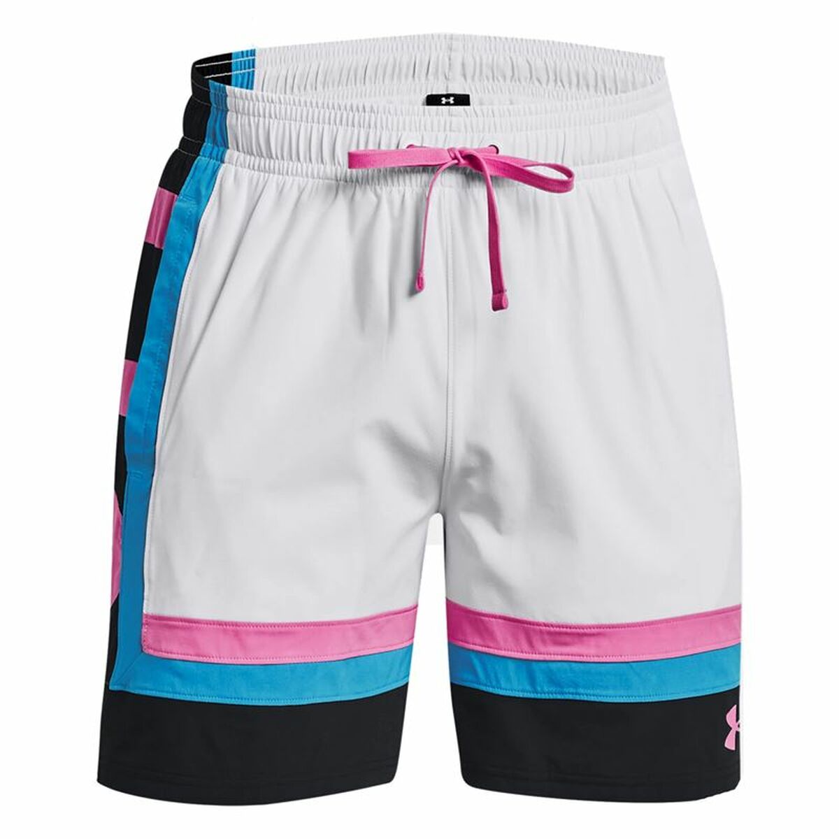 Men's Basketball Shorts Under Armour Baselin White Men's Basketball Shorts Under Armour Baselin White
