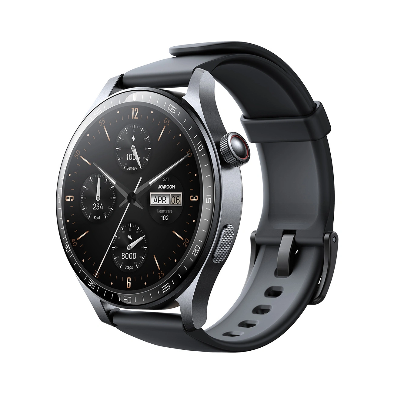 Joyroom Classic Series JR-FC2 Pro smartwatch with call answering function dark grey