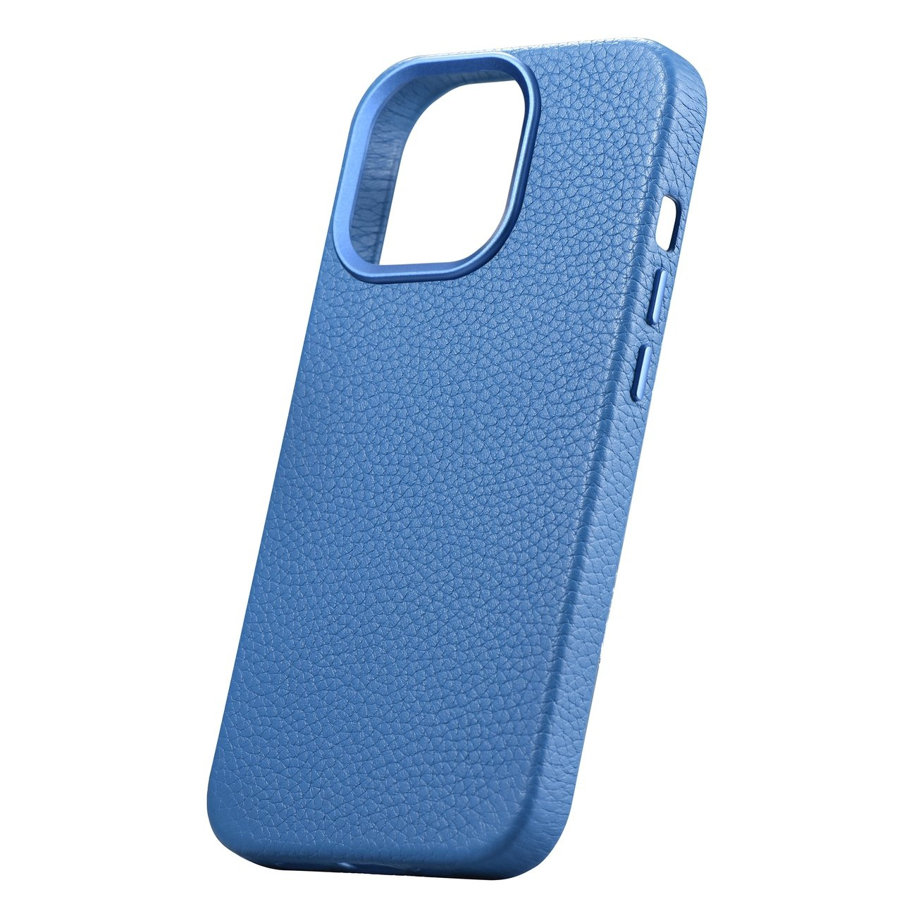 iCarer Litchi Premium Leather MagSafe Apple iPhone 14 Pro light blue