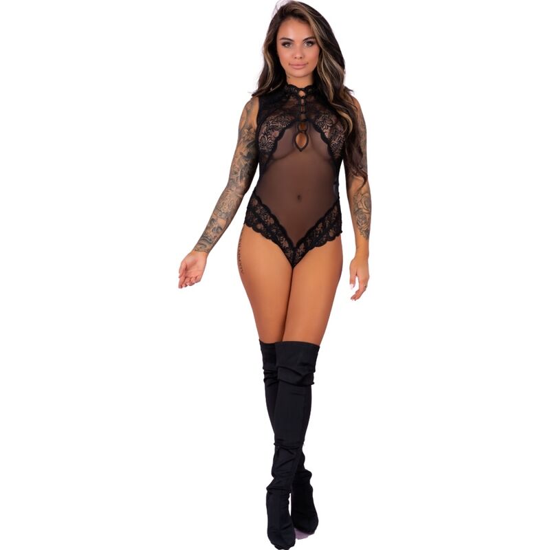 LIVCO CORSETTI FASHION - SAGEN LC 90694 BODY BLACK L/XL