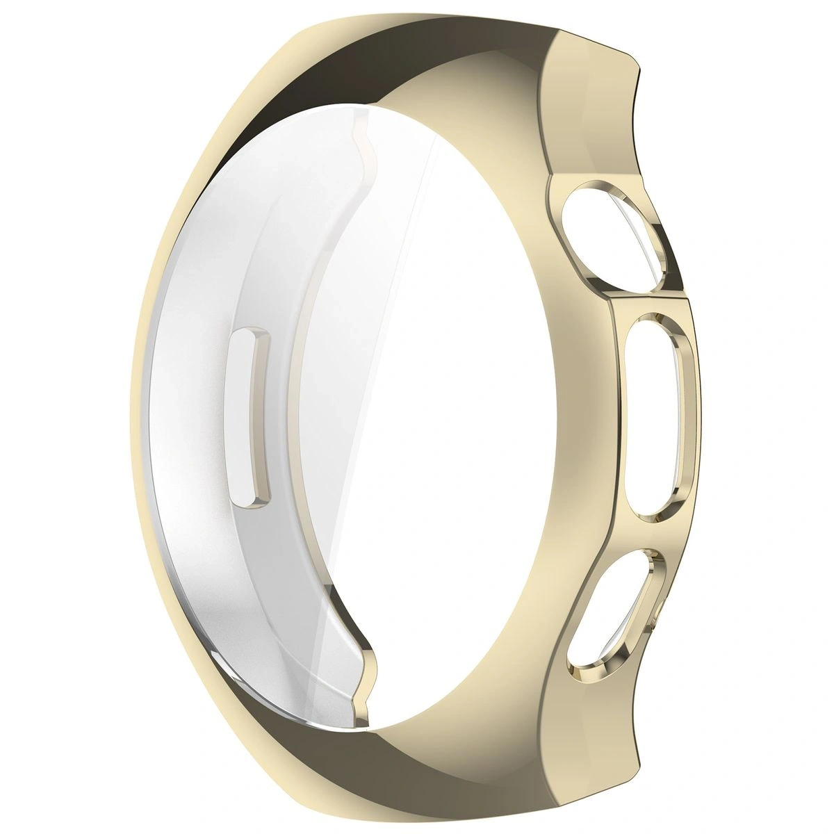 Etui z osłoną ekranu Bizon Case Watch Felipe do Huawei Watch 5 46mm złote